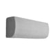 thumbnail image 2 of Funda para aire acondicionado, fácil de limpiar, protector contra el polvo, decoración del hogar, color sólido Gris claro, 2 of 9