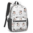 thumbnail image 1 of Cow and Cloud White Pattern 17" Waterproof Oxford School Backpacks for Teens, S-Shape Padded Straps, for School, Travel, Hiking, Camping, 1 of 1