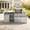 Silver, variant on 85-Inch 4-Burner 72000 BTU Deluxe Stainless Steel Gas Outdoor Kitchen Bar Barbecue Island Grill + Wine Cooler Compact Refrigerator + Rotisserie kit + Granite Countertops + Stainless steel Sink