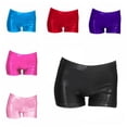thumbnail image 3 of Kids Children Dance Short Gymnastics Athletic Shorts Sparkle Glitter Tumbling Bottoms, 3 of 8