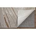 thumbnail image 5 of Feizy Waldor Modern Abstract, Taupe/Brown/Silver, 6'7" x 9'6" Area Rug Easy Care Stain Resistant Fade Resistant Casual Floral & Botanical Floor Rug for Living room Bedroom, 5 of 10
