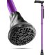 thumbnail image 1 of Bastón HONEYBULL con colchón de aire para hombre y mujer - Plegable, ajustable, con base protectora, resistente | Bastones para adultos mayores (morado), 1 of 5