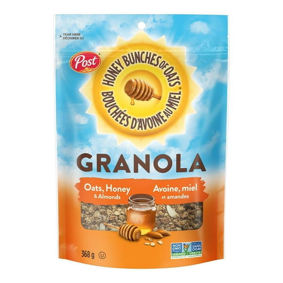 Bouchées D'Avoine au Miel Avoine, miel et amandes Avoine, miel et amandes 368g