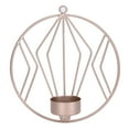 thumbnail image 2 of Candelabro Innovador Geométrico Redondo Montado En La Pared Adorno De Candelabro Oro Rosa, 2 of 14