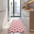 thumbnail image 4 of Red Strawberry Plants Fruit Pink Pattern Kitchen Rug Mat,Kitchen Runner Rugs Non Skid Washable,Decorative Kitchen Floor Mats for Kitchen,Sink,Laundry,17"x47.2", 4 of 7
