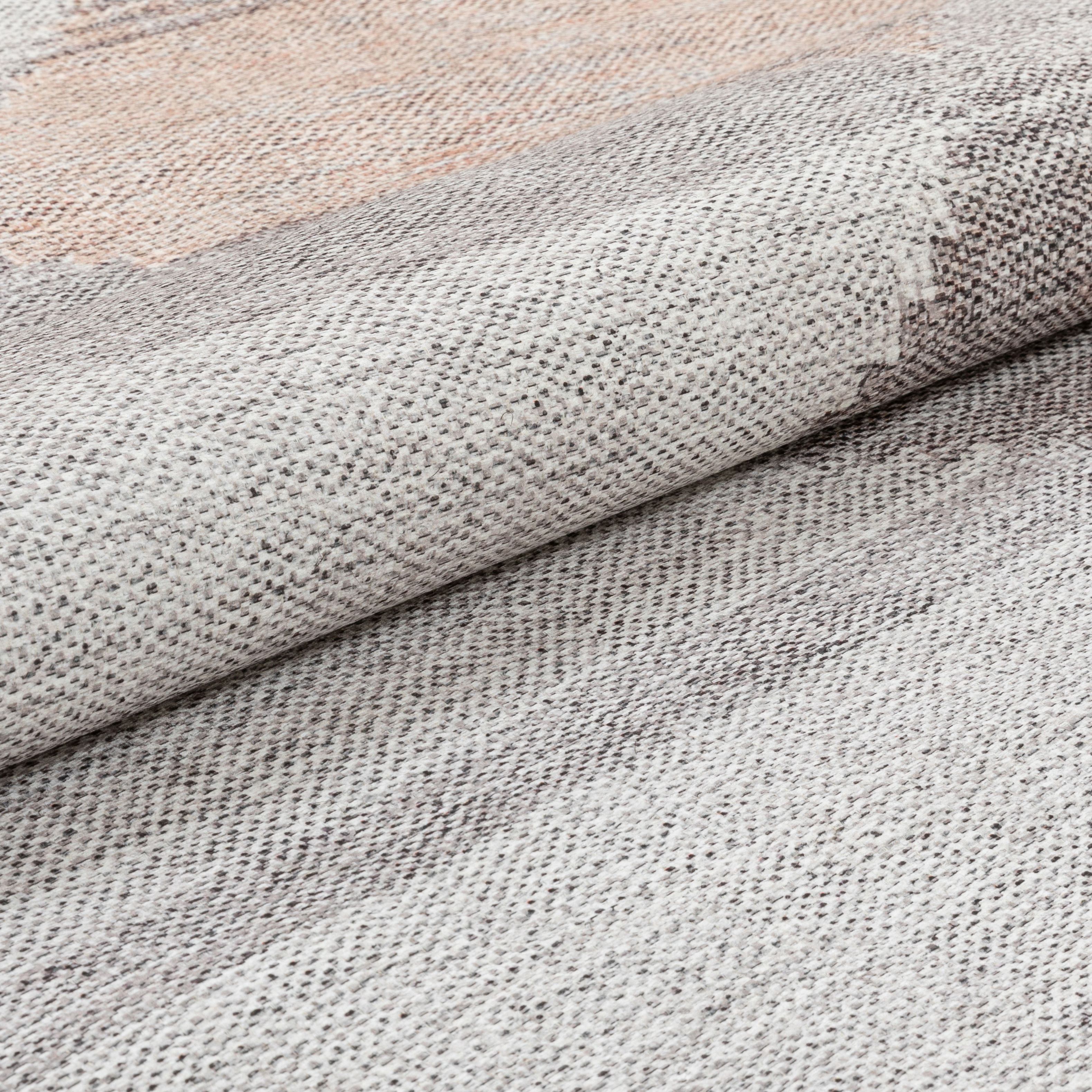 Well Woven Lotus Argonne Grey Vintage Southwestern Diamond Pattern 2' x 3'11" Machine Washable Flat-Weave Area Rug