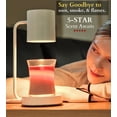 thumbnail image 4 of Lámpara Calentadora de Velas Cozyberry Blanco con Difusor Regulable Compatible con Yankee Candle Gra, 4 of 6