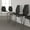 Black, variant on Emma + Oliver Green Stack Chair with Lumbar Support and Silver Frame