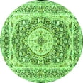 thumbnail image 1 of Ahgly Company Indoor Round Medallion Green Traditional Area Rugs, 6' Round, 1 of 1