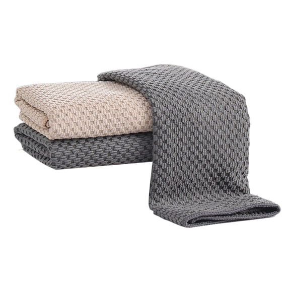 Nkmbld 3PC Kitchen Hand Towels Stylish and Hardwearing Towel Ultra Absorbent Soft Dish Towels Perfect for Cooking, Cleaning and Drying Hands