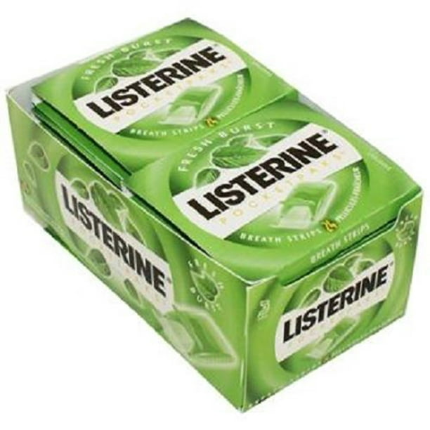Product Of Listerine, Breath Strips Fresh Burst, Count 12 (24Strips