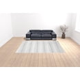 thumbnail image 2 of HomeRoots 511453 9 x 13 ft. Ivory & Blue Striped Hand Woven Rectangle Area Rug, 2 of 5
