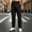 Black, variant on WRFWUL Mens Lightweight Lounge Pants Stretch Elastic Waist Drawstring Straight Leg Pants Casual Drawstring Tapered Joggers