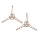 thumbnail image 5 of unbranded 2Ud Soporte Para Giratorio De Microondas Con Pequeñas De Material Plástico Café, 5 of 7
