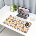 thumbnail image 6 of Kdxio Groovy Daisy Flowers Print Large Gaming Mouse Pad,Non-Slip Base,Water Resist Keyboard Pad for Gamer,Office & Home,29.5 x 15.8 in, 6 of 9
