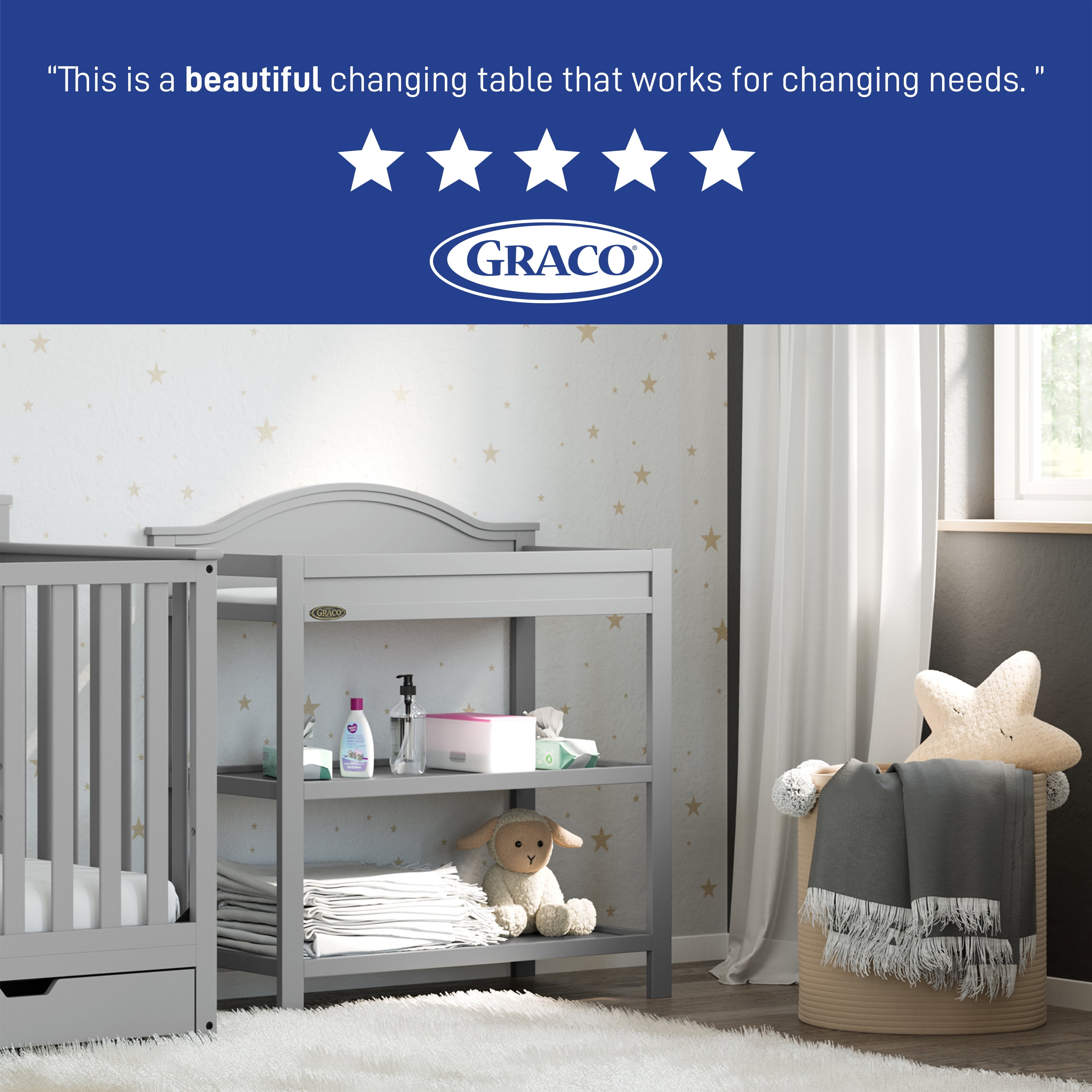 graco story changing table