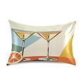 thumbnail image 7 of Yayeee Pillowcase King Size Set of 2 Satin Wrinkle Resistant Pillow Case, Beige Glasses, 7 of 7