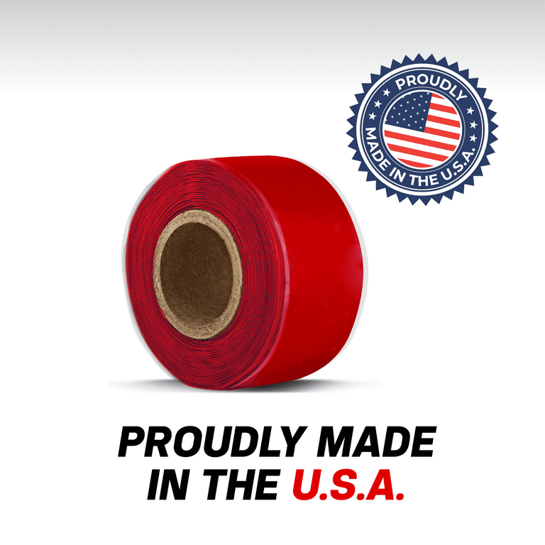 Harfington Self-Fusing Silicone Tape 2" X 3ft - Waterproof Repair Tape For Pipe, Hose Leaks, Plumbing, Seal & Grip, White