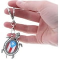 thumbnail image 3 of SandT Collection Puerto Rico Durable Metal Turtle Keychain, 3 of 3