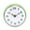 Green, variant on Xirurus Waterproof Wall Clock for Bathroom, Kitchen, Mirror, or Shower. 2.8 Inches / 7 cm Suction Cup Timepiece with Battery Operated Analog Display for Convenient Time Management in Green.