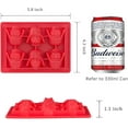 thumbnail image 2 of Silicone Chocolate Candy Molds For Star Wars Fans, Darth Vader And R2-d2 Mold For Jello,cake Decoration, Caryon, Pudding, Wax, Ice Cube, Pack Of 2, 2 of 4