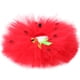thumbnail image 5 of Falda tutú de fresa para niñas, traje rojo esponjoso para niñas, falda tutú de princesa para fiesta, baile, faldas de tul para niñas pequeñas, disfraz para niños, 5 of 5