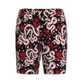 thumbnail image 4 of Wukai Snake And Rose Men’s Short Pajama Pants With Pockets Soft Sleep Pj Shorts for Men-Medium, 4 of 6