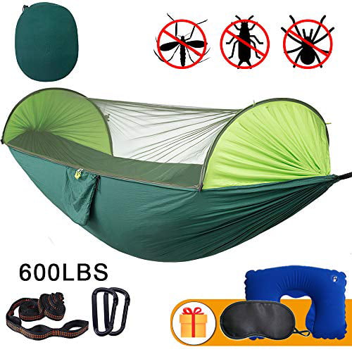 ETROL Upgraded 2 in 1 Camping Hammock with Mosquito Net 
