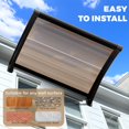 thumbnail image 3 of Door Awnings Exterior, Awning for Door Entrance, 24x32 Inches Awnings for Patio, Deck, Window Awning Canopy Exterior, UV, Rain, Snow Protection Door Awning  Lanzxjv, 3 of 10
