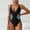 Sky Blue, variant on Womens Bathing Suits Summer Cutout Swimsuits One Piece Monokini for Ladies