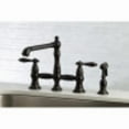 thumbnail image 4 of Kingston Brass KS7275ALBS Kitchen Faucet with Side Sprayer, Oil Rubbed Bronze, 4 of 5