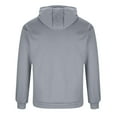 thumbnail image 3 of Mens Hoodies Male Autumn And Winter Hooded Warm And Comfortable Thick Wool Velvet Bottoming Sweatshirt Long Soft Hoodie for Men Thick Hoodie for Men Sweat Shirts Zip Sweatshirts Sweatshirt You Gray S, 3 of 8