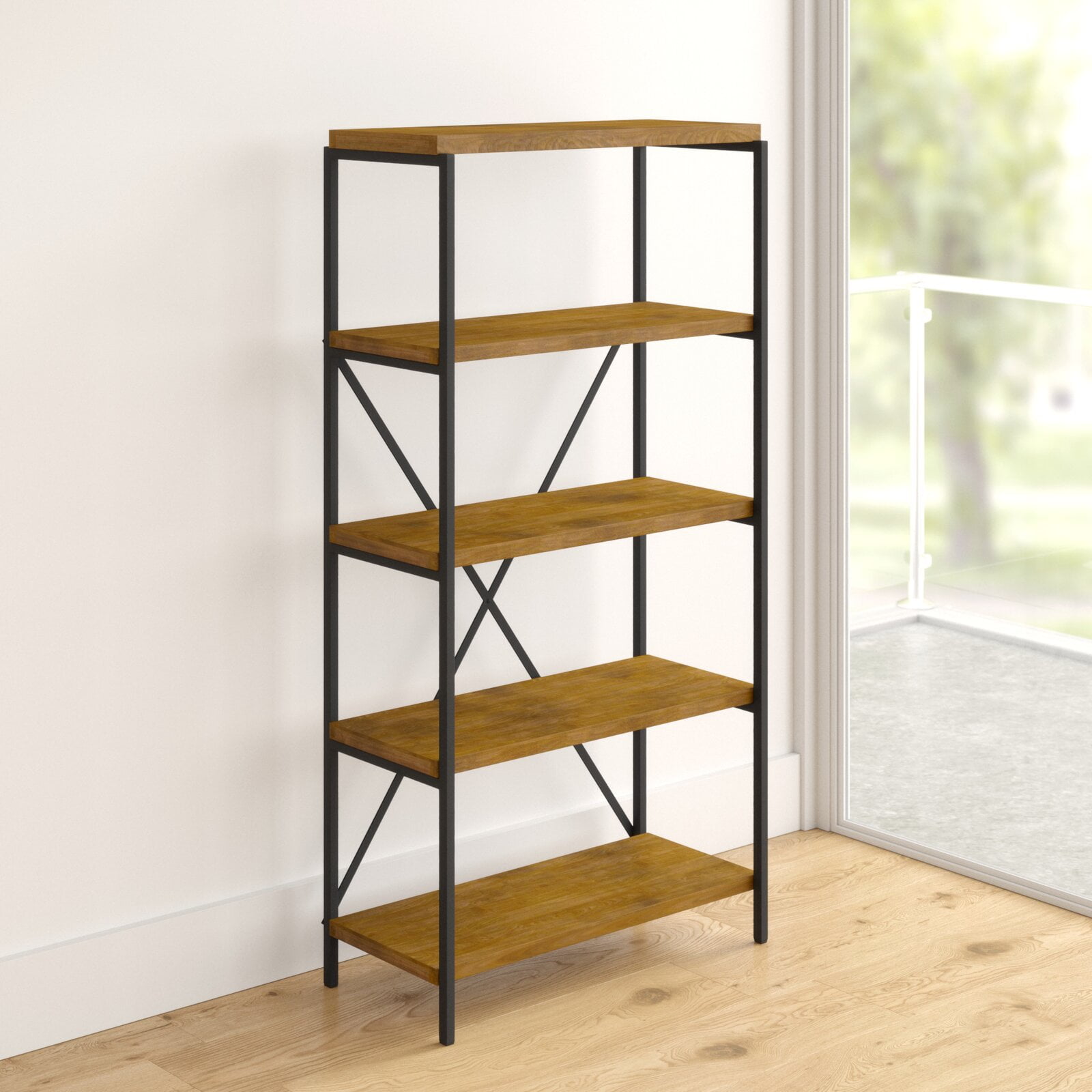 Champney Etagere Bookcase Adult Assembly Required Yes 44 OFF