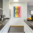 thumbnail image 4 of Epic Art 'Peace, Love' by Epic Portfolio, Acrylic Glass Wall Art, 24"x36", 4 of 8