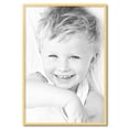 thumbnail image 2 of ArtToFrames 26" x 38" Warm Square Gold Picture Frame, 26x38 inch Multi Wood Poster Frame (WOM-5102),  Pack, 2 of 7
