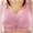 Pink, variant on SHOPESSA Women's Lace Sexy Comfortable Breathable Anti-exhaust Printing N-Wired Bra