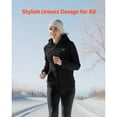 thumbnail image 5 of KFFKFF Heated Jacket Hoodie for Men and Women, Unisex Full-Zip Sweatshirt with 7.4V 16000mAh Battery, 5 Heating Areas, 3 Temperature Settings, 4-8 Hours of Warmth, Ideal for Winter Outdoor Activities, 5 of 9