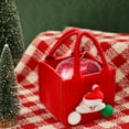 thumbnail image 5 of LWZWM Holiday Decor Clearance Sales Today Deals Prime Christmas Style Bags Washable Tote Bags Reusable Santa Claus Packaging Bags Christmas Wrapping Bags For Christmas Party Supplies Candy Gift Bags, 5 of 7