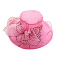 thumbnail image 3 of Meoldis Elegant Floral Derby Hat for Women – Light Blue Bonnet with Organza Accents, Tea Party & Easter Sunday Church Hat, Lolita Palace-Style Headpiece, 3 of 3