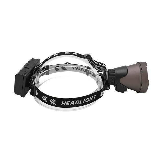 USB Rechargeable Headlamp, High Power Adjustable Head Flashlight Waterproof Long Shot For Hiking