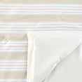 thumbnail image 4 of Mainstays by Becky G. & Alejandra 3-Piece Beige Stripe Comforter Set with Shams, Full/Queen, 4 of 8