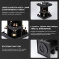 thumbnail image 2 of Cologne Organizer for Men,Cologne Stand,3 Tier Wooden Perfume Shelf with Rotate,Desk Organizer,Gifts for Dad From Wife,Husband Boyfriend Birthday Gift Ideas,Valentine's Day Gifts for Men, 2 of 7