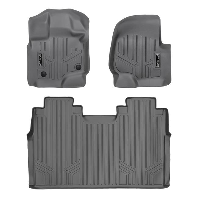 Smartliner SA2167B2188R Custom Fit 2 Row Floor Mat Liner Set for 2022