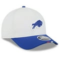 thumbnail image 3 of Men's New Era  White/Royal Buffalo Bills 2025 NFL Training Camp A-Frame 9FORTY Adjustable Hat, 3 of 5