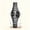 Black shell, black face/women's model, variant on Women's watch, men's fashion quartz watch, cross-shaped unisex wristwatch, couple's watch, business trendy calendar waterproof luminous wristwatch