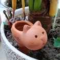 thumbnail image 3 of Plant Terracotta Watering Spike Automatic Clay 12*8.5*5cm 2PACK Ceramic Cartoon Tool Adjustable Lovely Animal Dropper, 3 of 6
