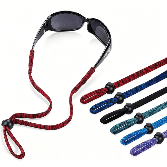 HBMYN 6-Pack Glasses Strap-Universal Eyeglass Lanyard-Eyewear Retainer Cord for Reading,Safety,Sports&Sunglasses