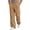 Camel, variant on Rexolia Mens High Waist Brushed Fleece Sweatpants Open Bottom Loose Straight Drawstring Casual Army Green L
