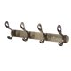 thumbnail image 1 of Perchero de pared de 4 ganchos dobles para baño, toallas y ropa, tono bronce, longitud de 350 mm, 1 of 3