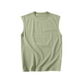 thumbnail image 2 of BiZtdJrK Men's Big and Tall Cotton Tank Shirts Solid Sleeveless Gym Training Shirts Loose Comfy Casual Tank Top Multicolor XXL, 2 of 3